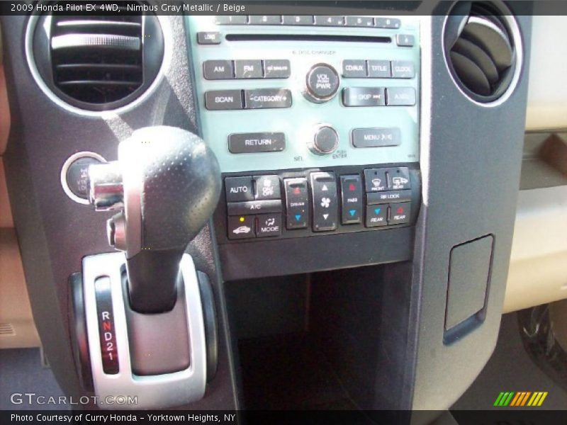 Nimbus Gray Metallic / Beige 2009 Honda Pilot EX 4WD