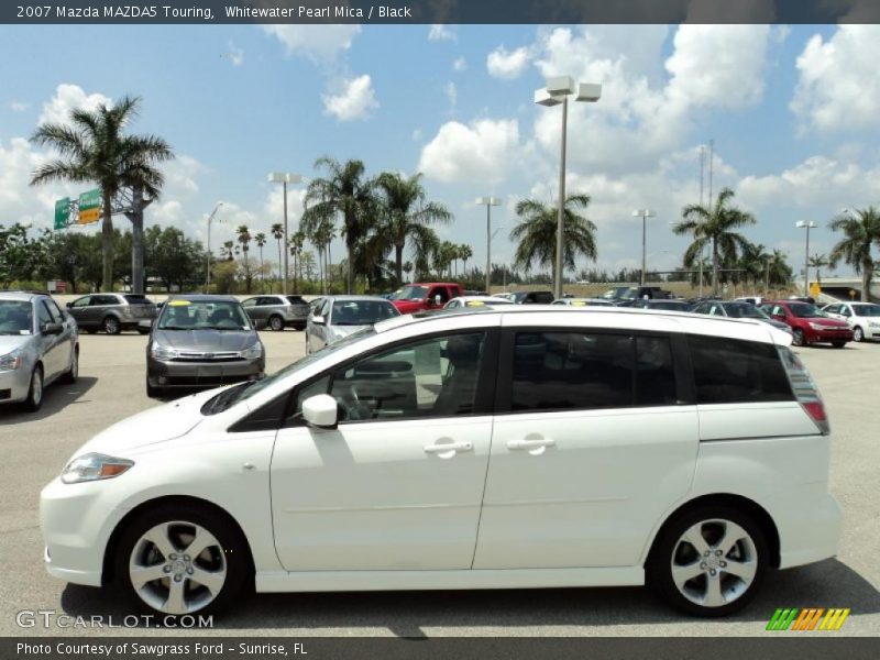 Whitewater Pearl Mica / Black 2007 Mazda MAZDA5 Touring