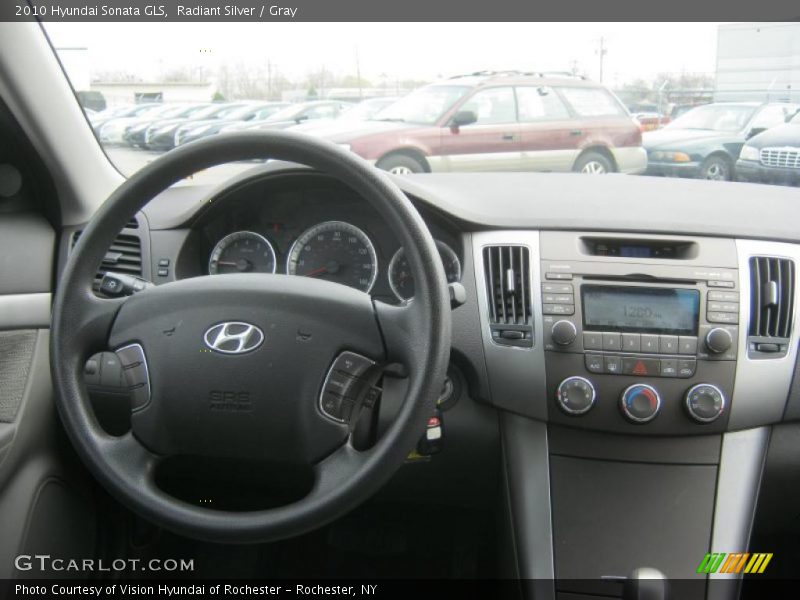 Radiant Silver / Gray 2010 Hyundai Sonata GLS