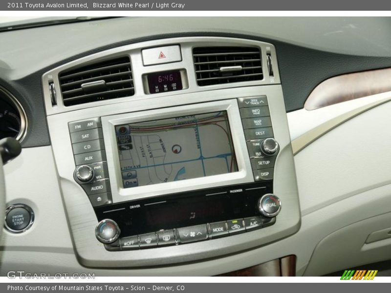 Blizzard White Pearl / Light Gray 2011 Toyota Avalon Limited