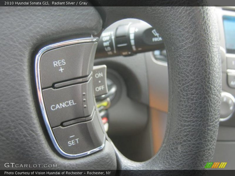 Radiant Silver / Gray 2010 Hyundai Sonata GLS