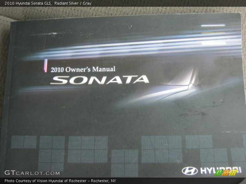Radiant Silver / Gray 2010 Hyundai Sonata GLS