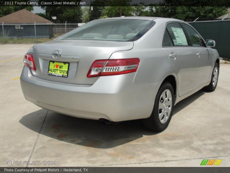 Classic Silver Metallic / Ash 2011 Toyota Camry