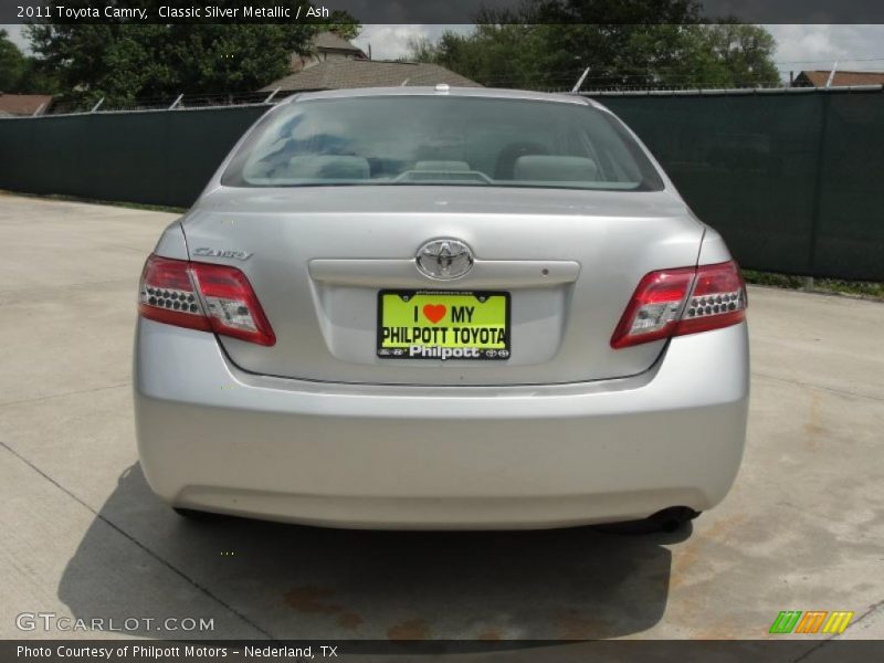 Classic Silver Metallic / Ash 2011 Toyota Camry