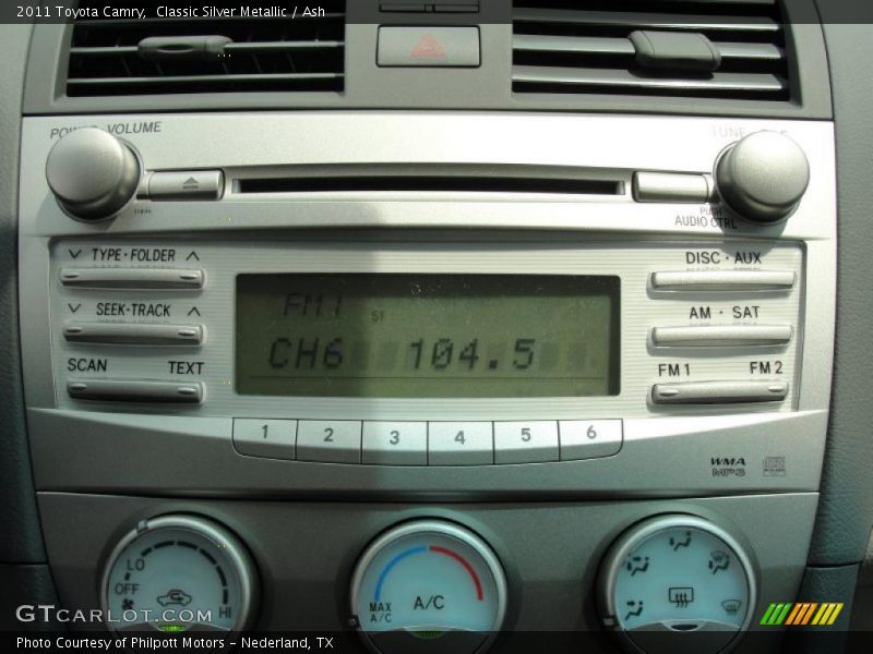 Classic Silver Metallic / Ash 2011 Toyota Camry