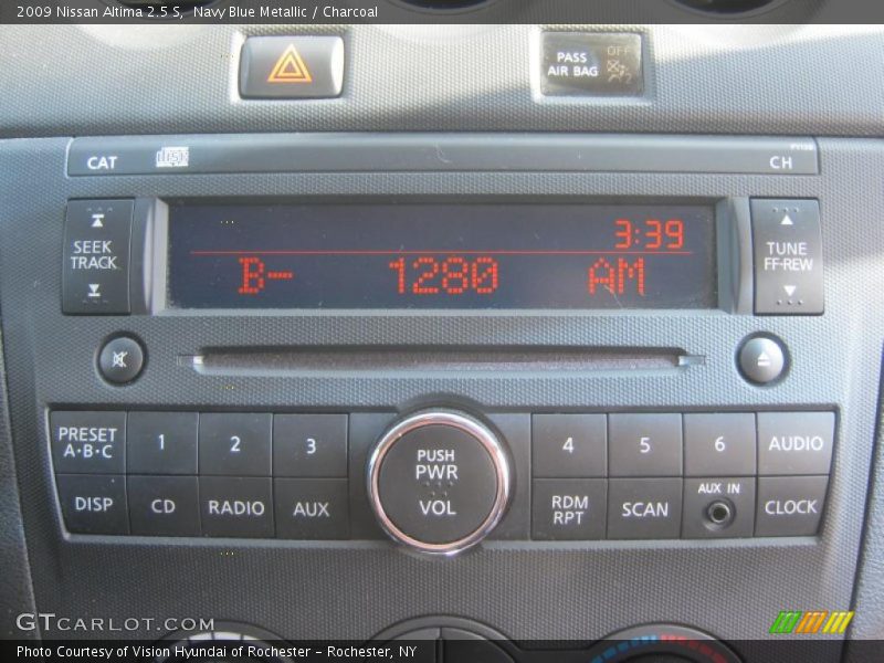 Navy Blue Metallic / Charcoal 2009 Nissan Altima 2.5 S