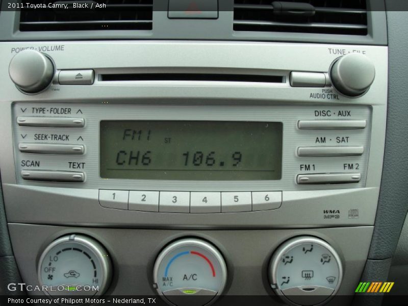 Black / Ash 2011 Toyota Camry