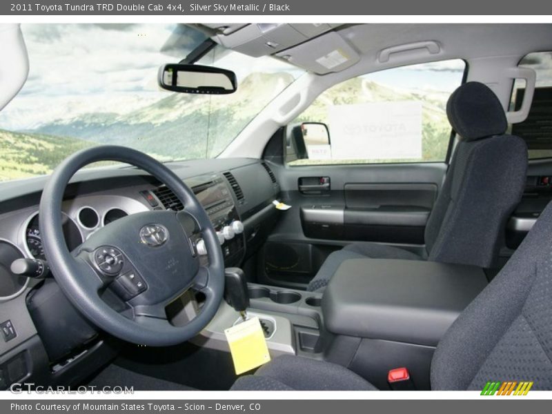 Silver Sky Metallic / Black 2011 Toyota Tundra TRD Double Cab 4x4