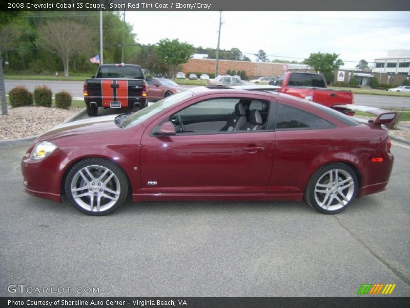 Sport Red Tint Coat / Ebony/Gray 2008 Chevrolet Cobalt SS Coupe