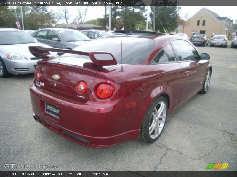 Sport Red Tint Coat / Ebony/Gray 2008 Chevrolet Cobalt SS Coupe