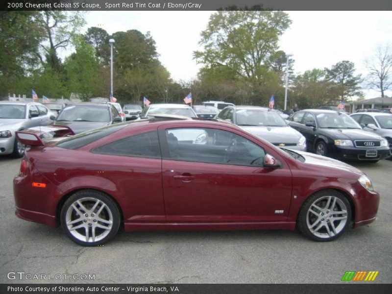 Sport Red Tint Coat / Ebony/Gray 2008 Chevrolet Cobalt SS Coupe