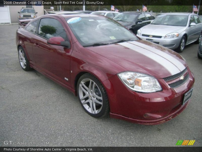 Sport Red Tint Coat / Ebony/Gray 2008 Chevrolet Cobalt SS Coupe