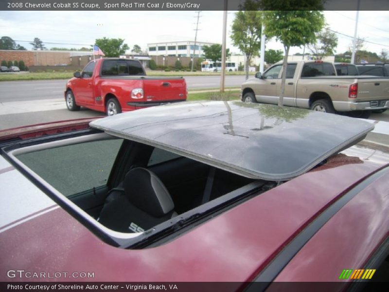 Sport Red Tint Coat / Ebony/Gray 2008 Chevrolet Cobalt SS Coupe