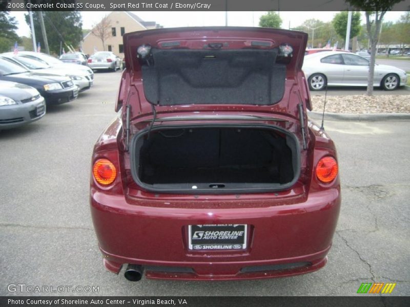 Sport Red Tint Coat / Ebony/Gray 2008 Chevrolet Cobalt SS Coupe