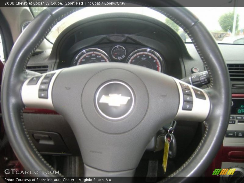 Sport Red Tint Coat / Ebony/Gray 2008 Chevrolet Cobalt SS Coupe