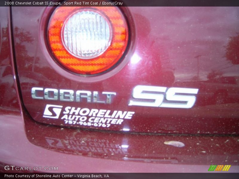 Sport Red Tint Coat / Ebony/Gray 2008 Chevrolet Cobalt SS Coupe