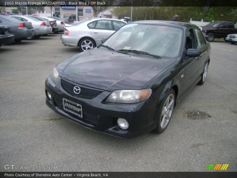 Black Mica / Off Black 2003 Mazda Protege MAZDASPEED