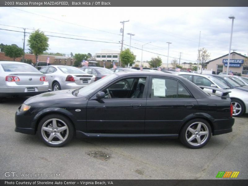 Black Mica / Off Black 2003 Mazda Protege MAZDASPEED