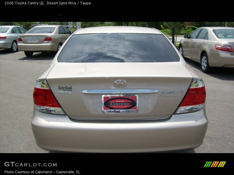 Desert Sand Mica / Taupe 2006 Toyota Camry LE