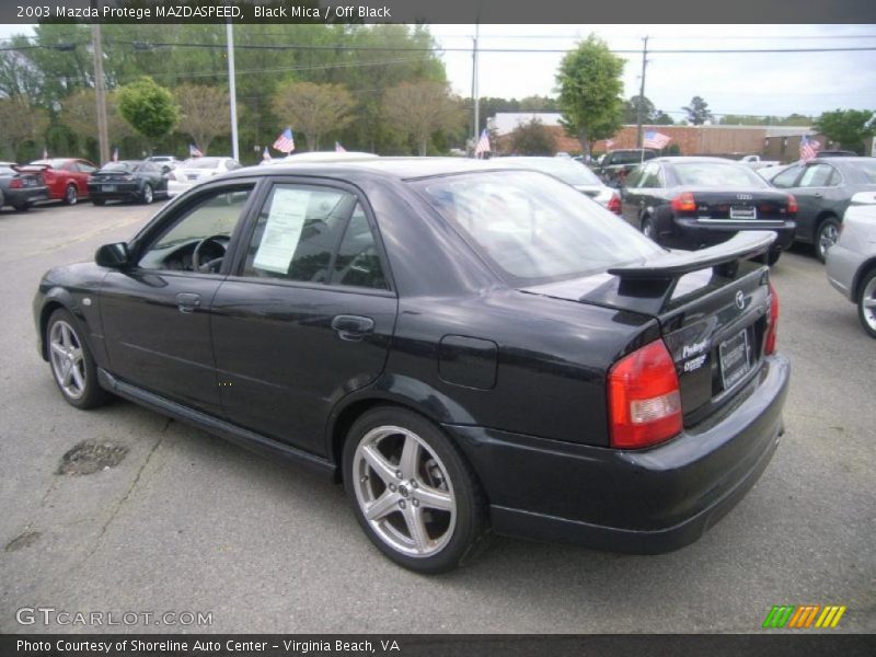 Black Mica / Off Black 2003 Mazda Protege MAZDASPEED