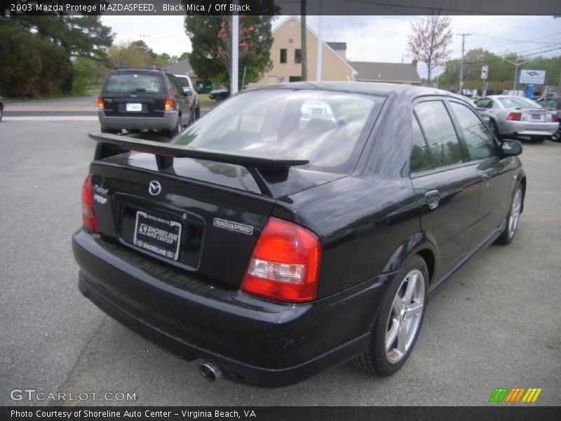 Black Mica / Off Black 2003 Mazda Protege MAZDASPEED