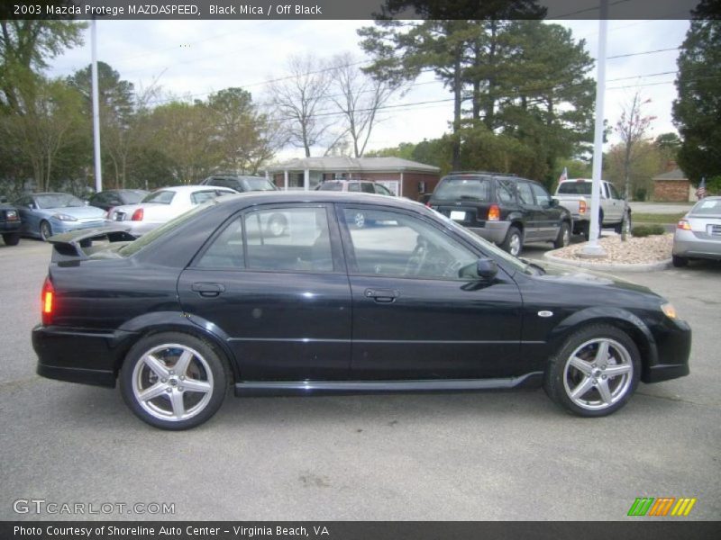 Black Mica / Off Black 2003 Mazda Protege MAZDASPEED