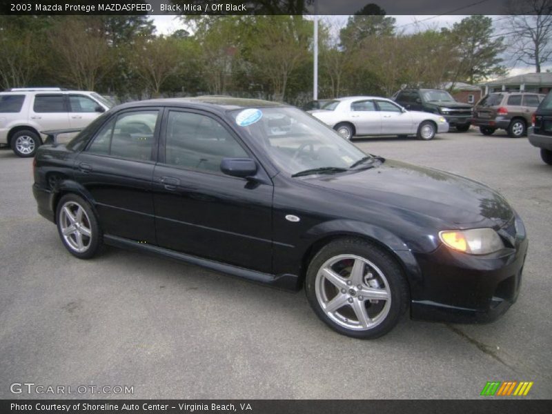Black Mica / Off Black 2003 Mazda Protege MAZDASPEED