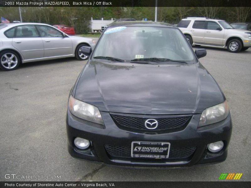 Black Mica / Off Black 2003 Mazda Protege MAZDASPEED