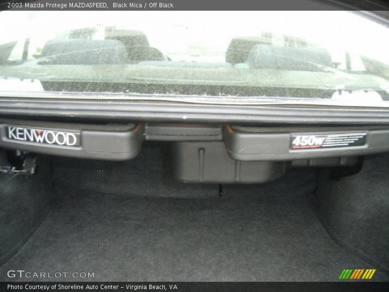 Black Mica / Off Black 2003 Mazda Protege MAZDASPEED
