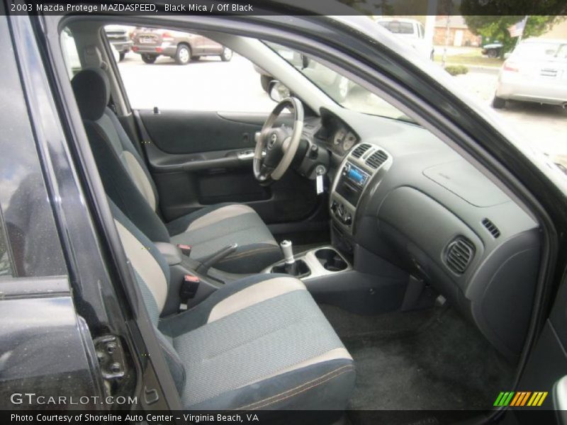 Black Mica / Off Black 2003 Mazda Protege MAZDASPEED