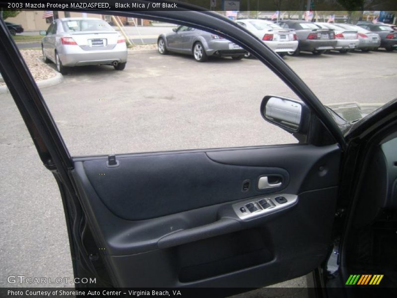 Black Mica / Off Black 2003 Mazda Protege MAZDASPEED