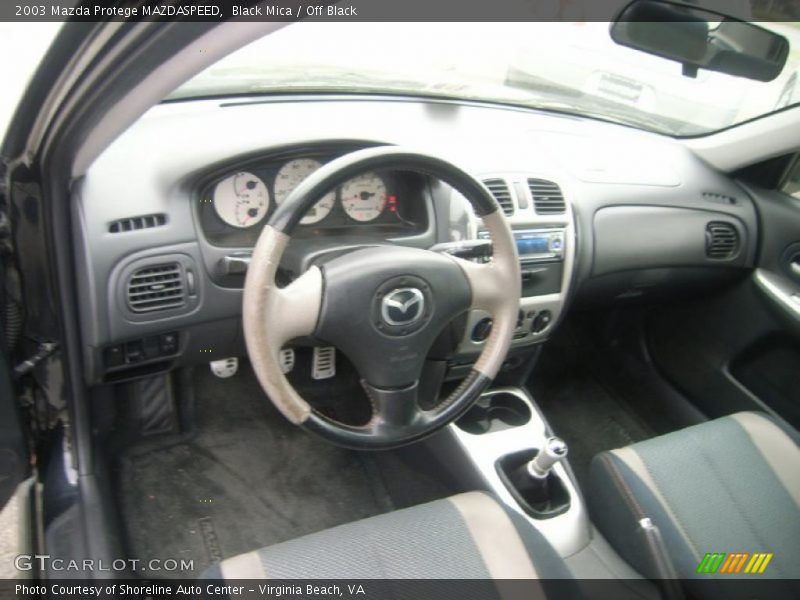 Black Mica / Off Black 2003 Mazda Protege MAZDASPEED