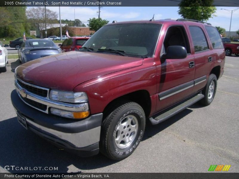 Sport Red Metallic / Gray/Dark Charcoal 2005 Chevrolet Tahoe LS