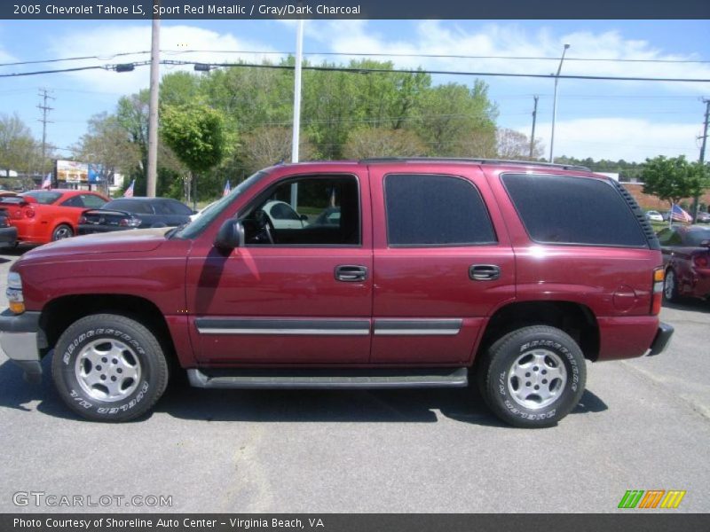 Sport Red Metallic / Gray/Dark Charcoal 2005 Chevrolet Tahoe LS