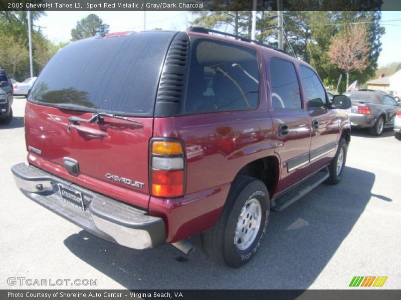 Sport Red Metallic / Gray/Dark Charcoal 2005 Chevrolet Tahoe LS
