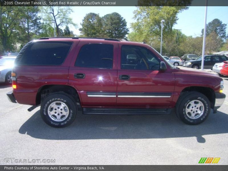 Sport Red Metallic / Gray/Dark Charcoal 2005 Chevrolet Tahoe LS