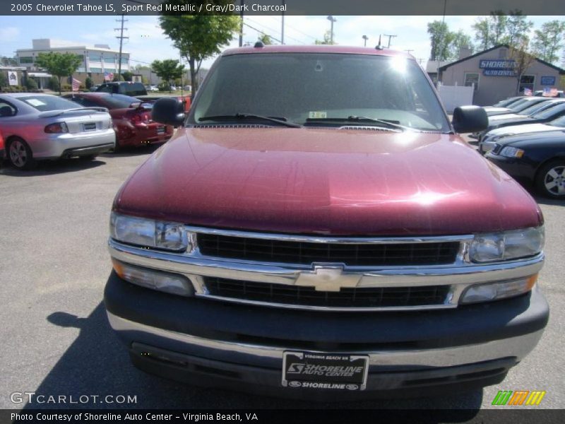 Sport Red Metallic / Gray/Dark Charcoal 2005 Chevrolet Tahoe LS