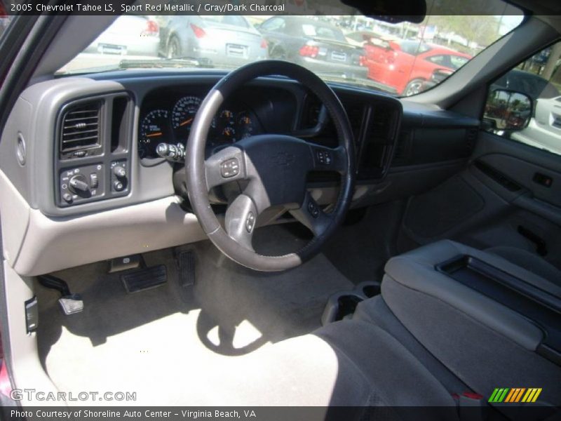 Sport Red Metallic / Gray/Dark Charcoal 2005 Chevrolet Tahoe LS