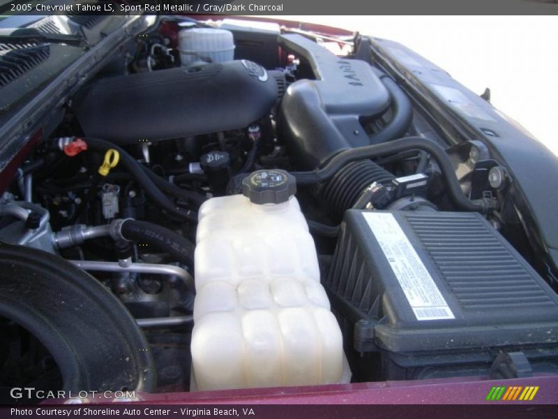 Sport Red Metallic / Gray/Dark Charcoal 2005 Chevrolet Tahoe LS
