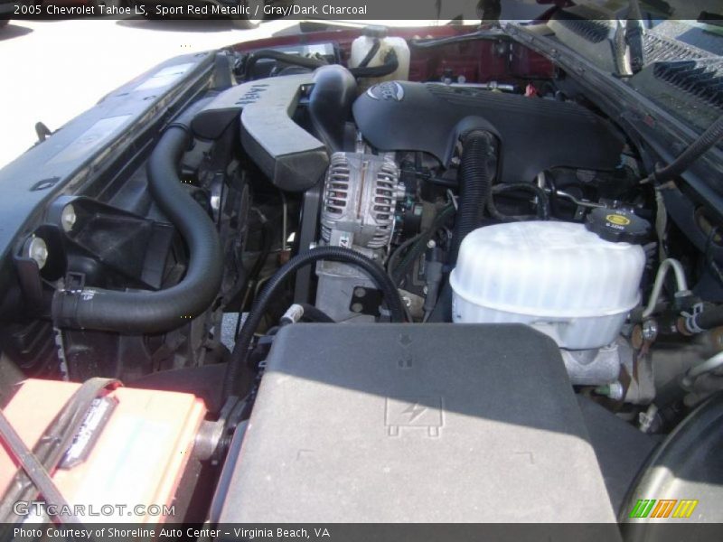 Sport Red Metallic / Gray/Dark Charcoal 2005 Chevrolet Tahoe LS