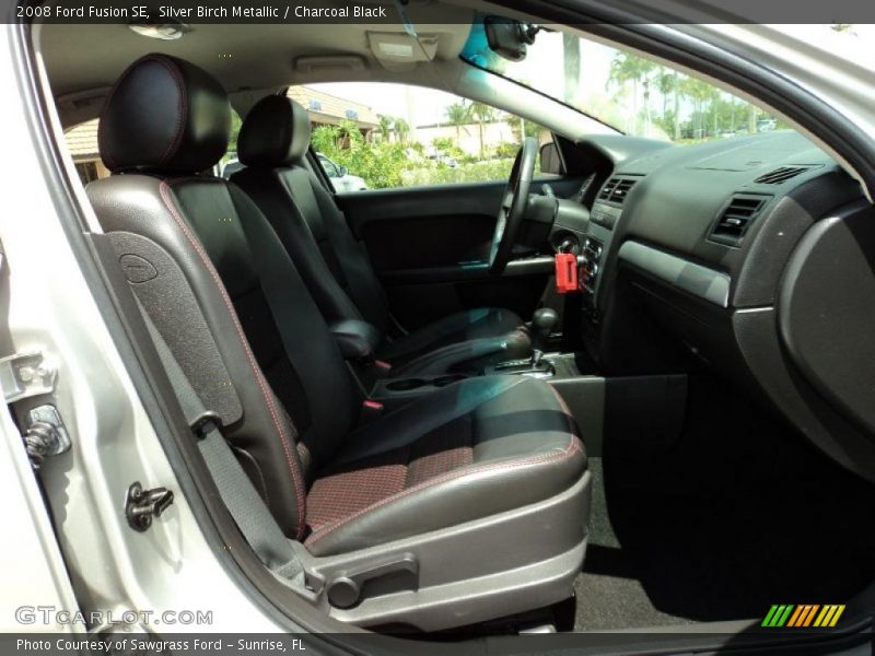 Silver Birch Metallic / Charcoal Black 2008 Ford Fusion SE