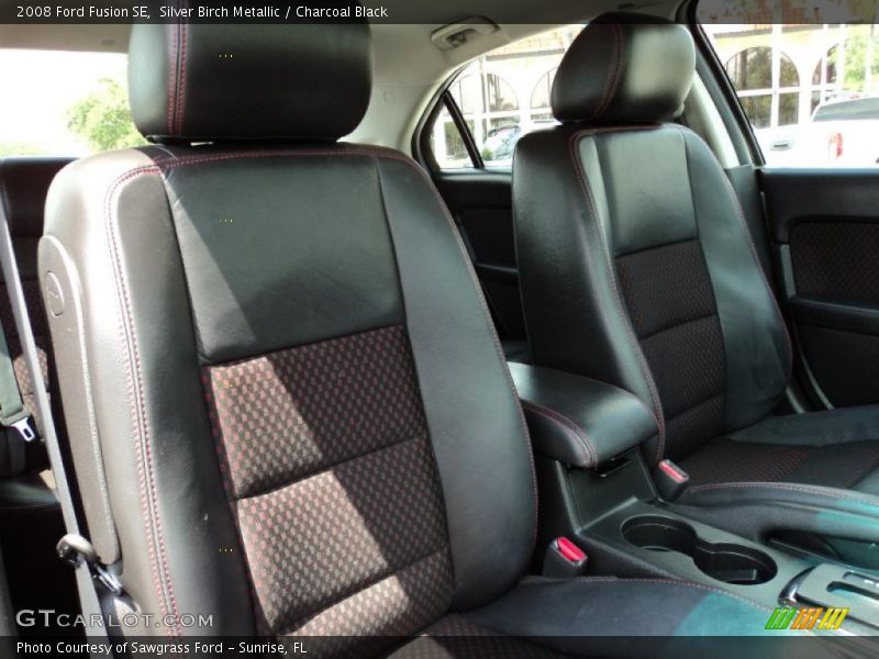 Silver Birch Metallic / Charcoal Black 2008 Ford Fusion SE
