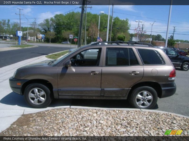 Mocha Frost Beige / Gray 2005 Hyundai Santa Fe GLS