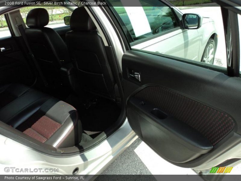 Silver Birch Metallic / Charcoal Black 2008 Ford Fusion SE