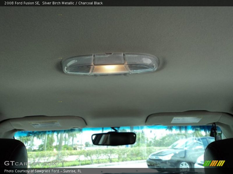 Silver Birch Metallic / Charcoal Black 2008 Ford Fusion SE