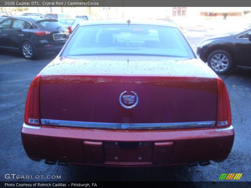 Crystal Red / Cashmere/Cocoa 2008 Cadillac DTS