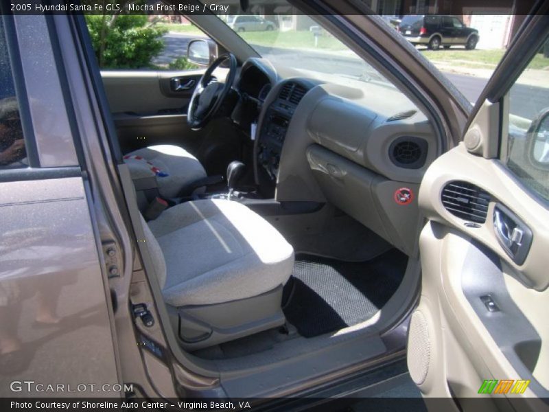 Mocha Frost Beige / Gray 2005 Hyundai Santa Fe GLS