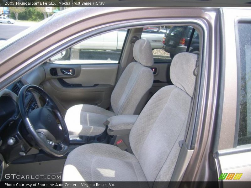 Mocha Frost Beige / Gray 2005 Hyundai Santa Fe GLS