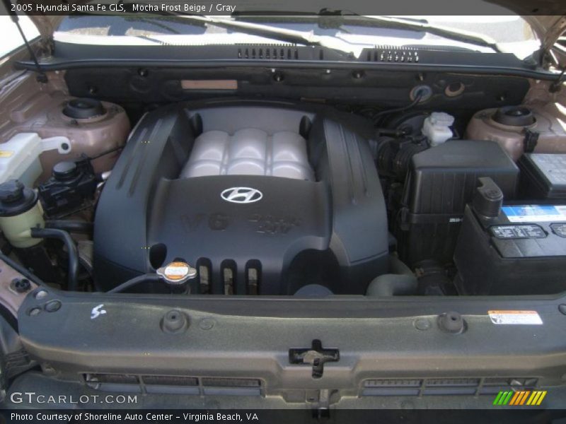 Mocha Frost Beige / Gray 2005 Hyundai Santa Fe GLS