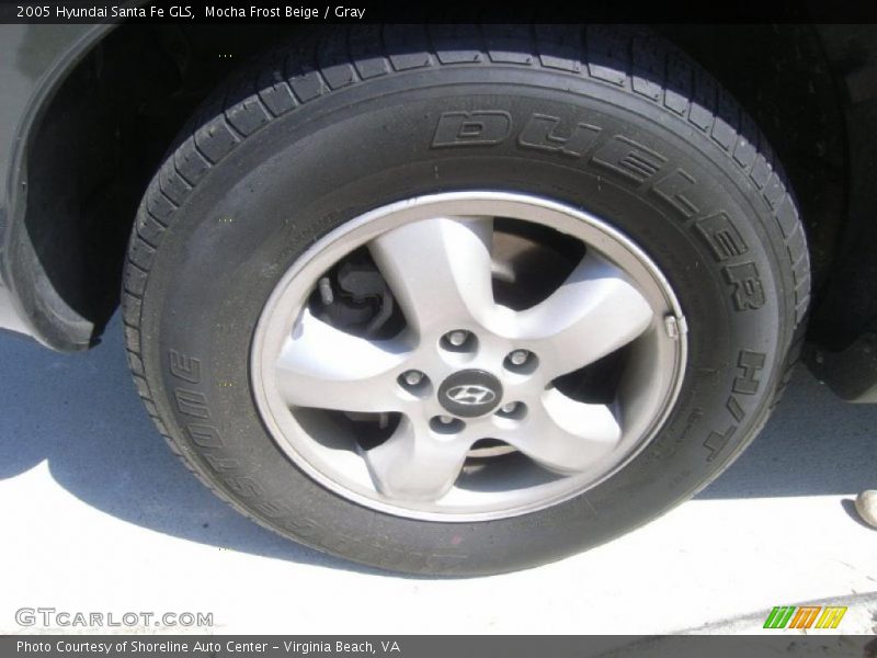 Mocha Frost Beige / Gray 2005 Hyundai Santa Fe GLS